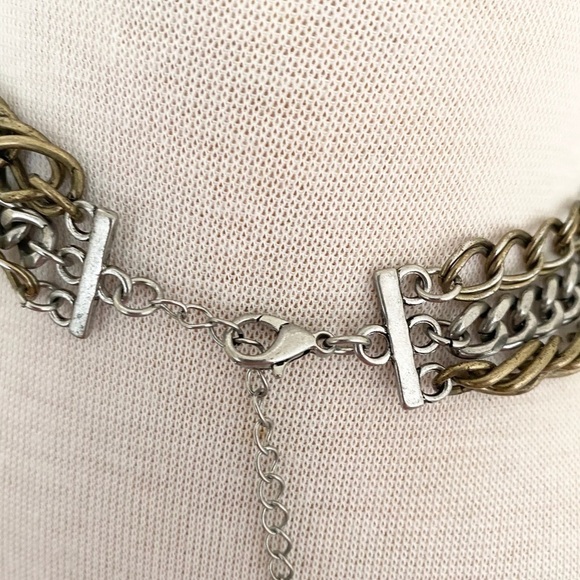 Loft Heavy Layered Necklace - Picture 6 of 12